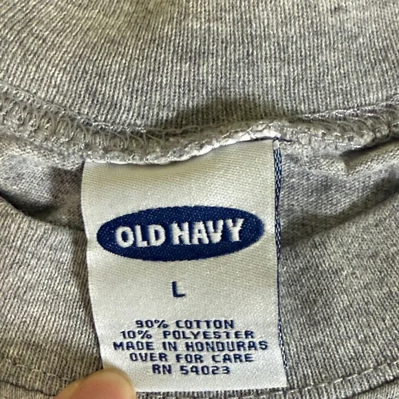 Old Navy Gray Long Sleeve USA Tee - Picture 3 of 5